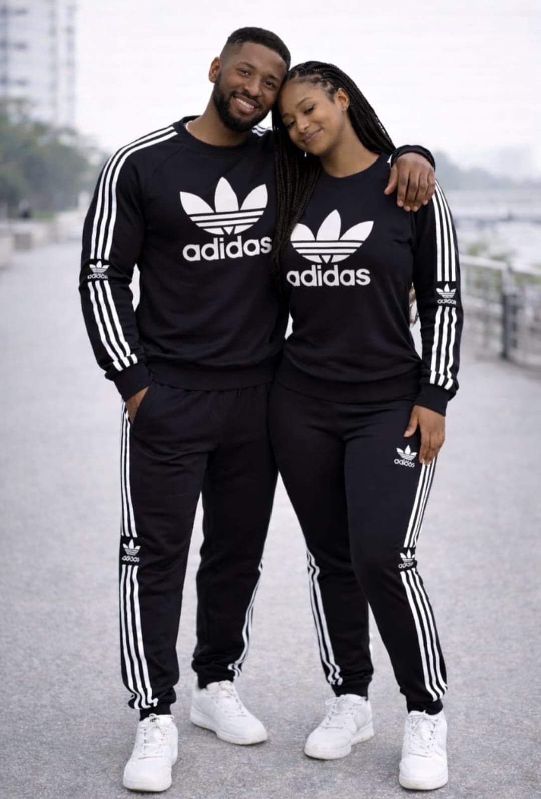 Adidas Striped Tracksuit