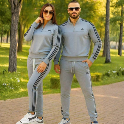 Adidas Quarter Zip Tracksuit
