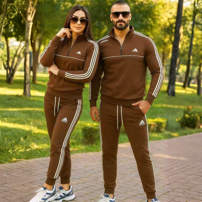 Adidas Quarter Zip Tracksuit
