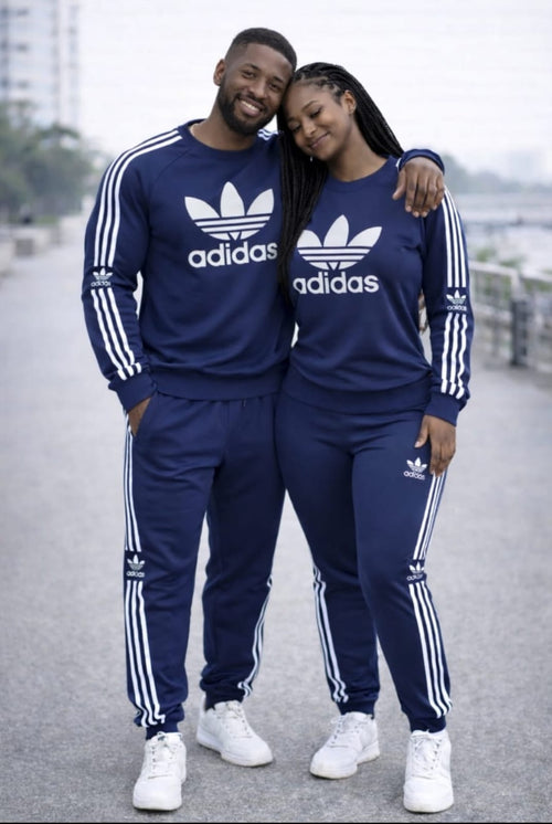 Adidas Striped Tracksuit