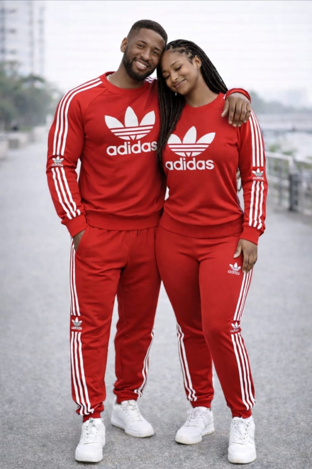 Adidas Striped Tracksuit