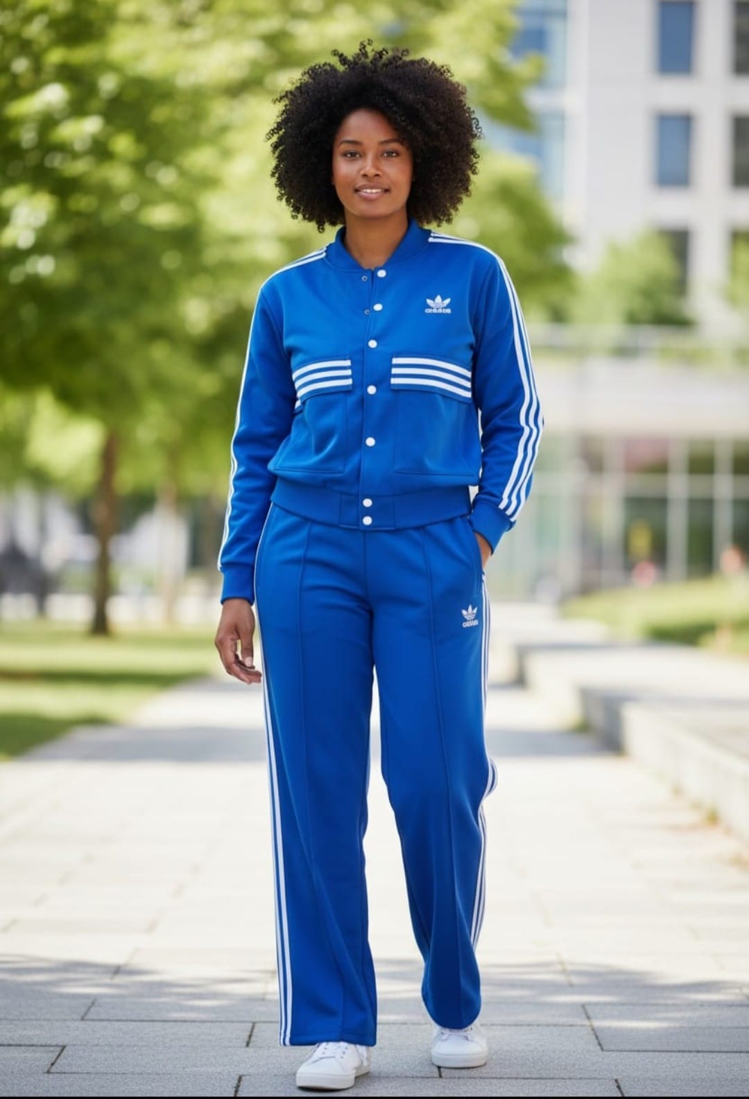 Adidas™ Button Tracksuit