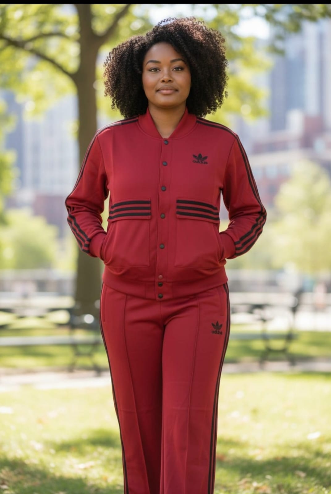 Adidas™ Button Tracksuit