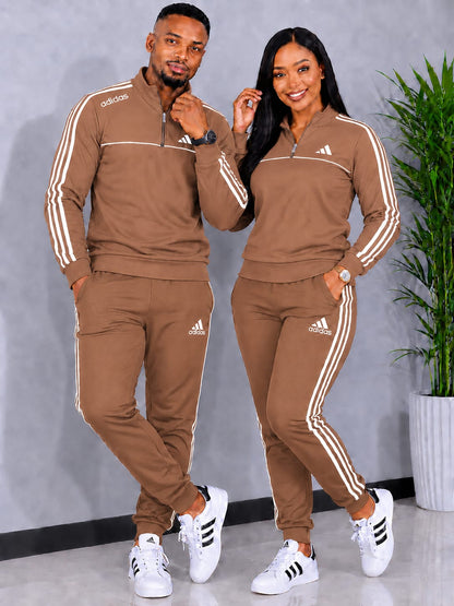 Adidas Quarter Zip Tracksuit